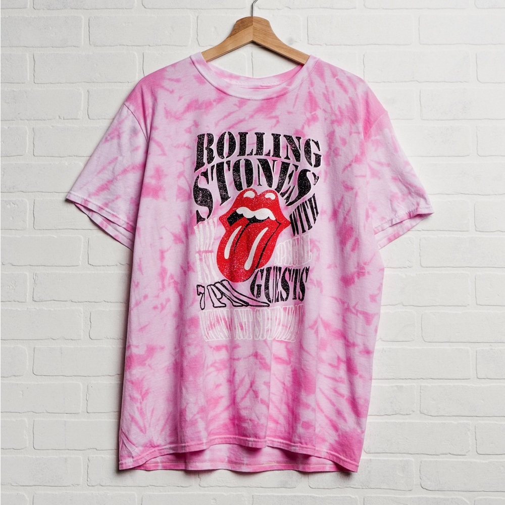 Rolling Stones Pink Graphic Tee